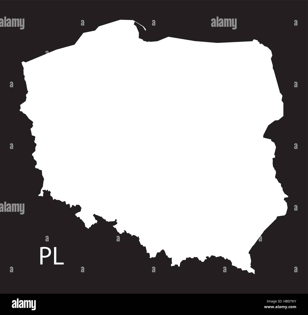 Poland map hires stock photography and images Alamy
