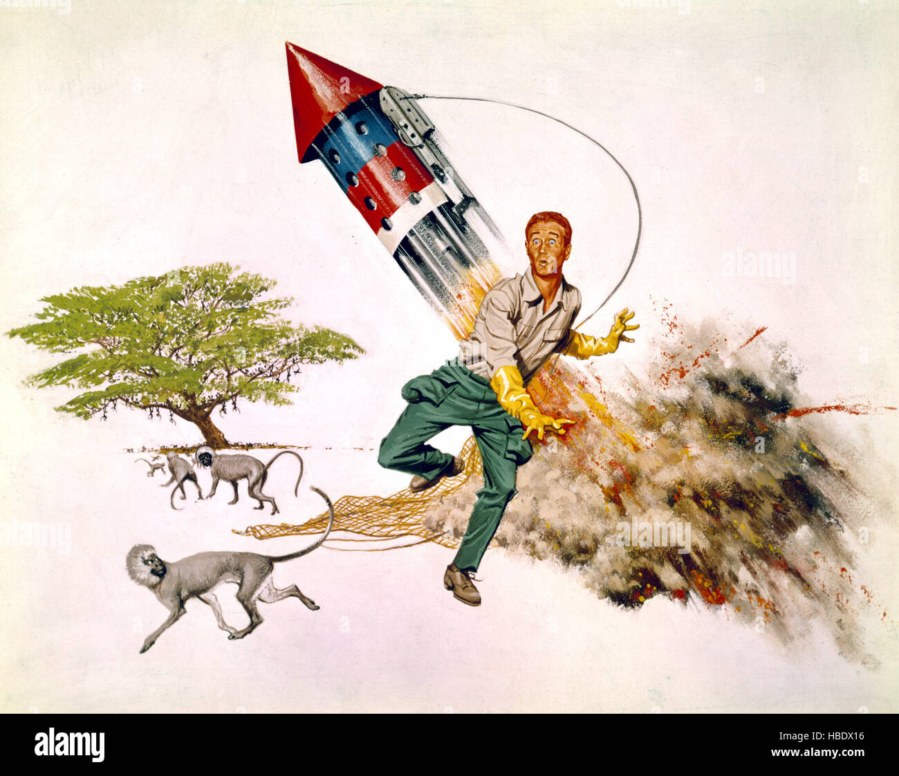 HATARI!, Red Buttons, 1962 Poster Art Stock Photo - Alamy