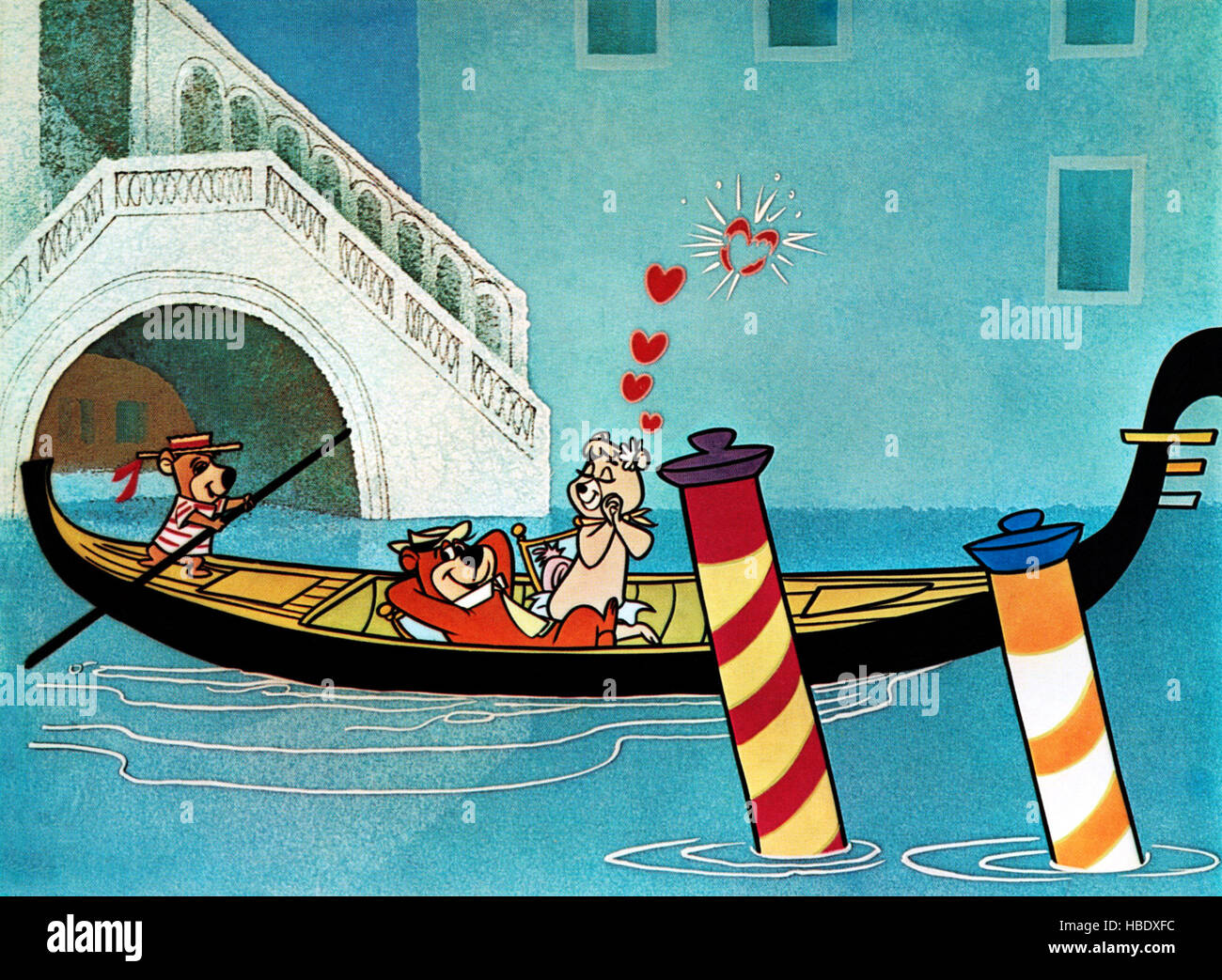 HEY THERE, IT'S YOGI BEAR, from left Boo Boo, Yogi Bear, Cindy Bear, 1964 Stock Photo Alamy