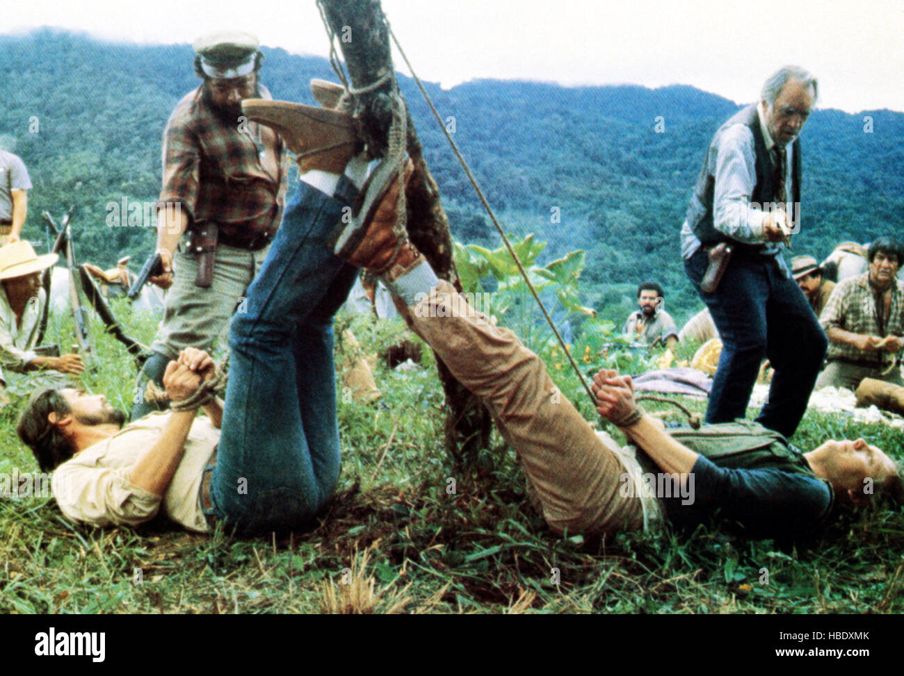 HIGH RISK, on ground from left: James Brolin, Bruce Davison, anthony ...