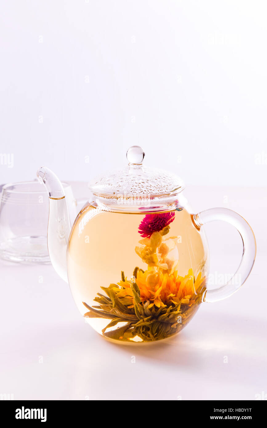 Flowering tea Stock Photo Alamy