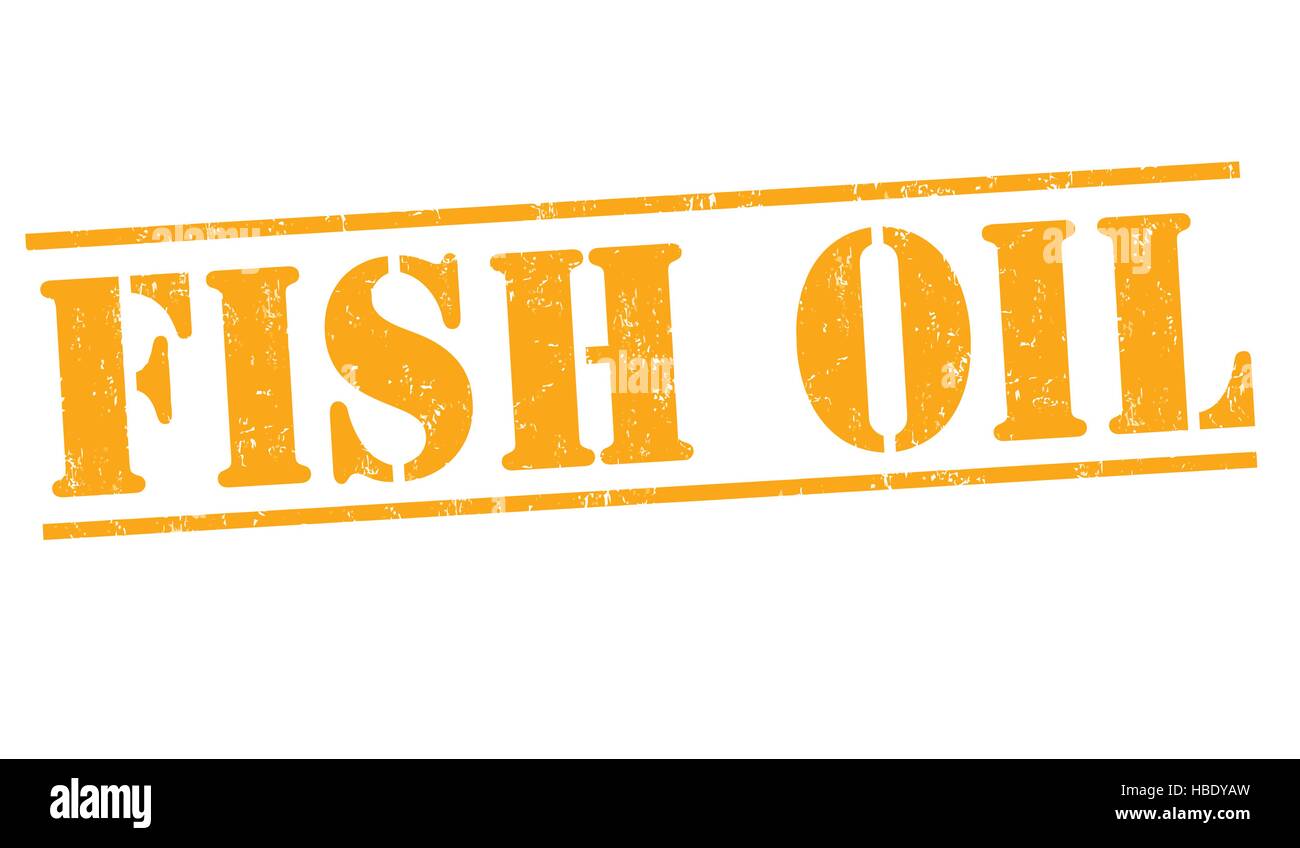 Fish oil grunge rubber stamp on white background, vector illustration ...