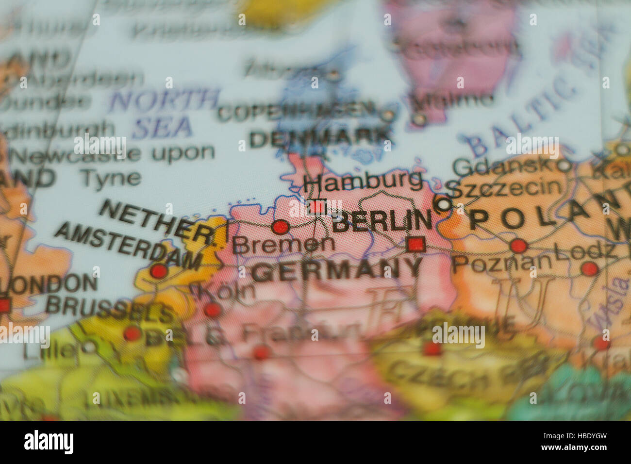 Berlin district map hi-res stock photography and images - Alamy