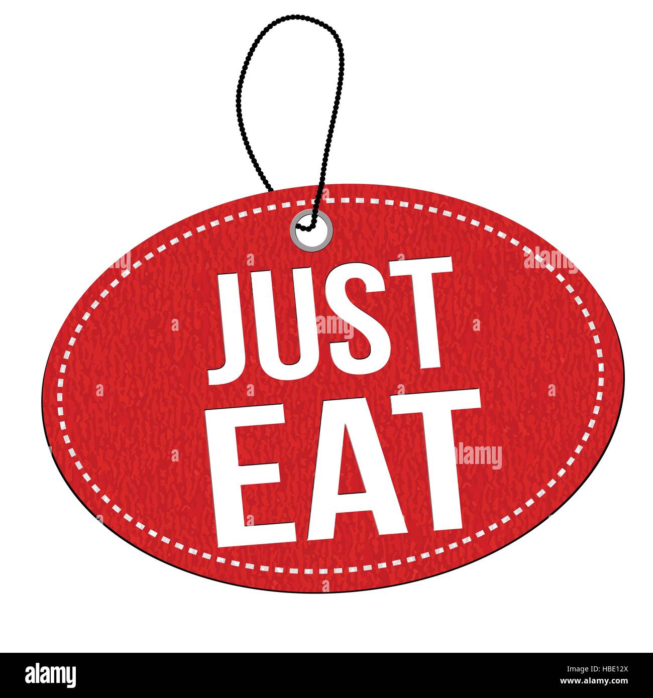 Just eat Stock Vector