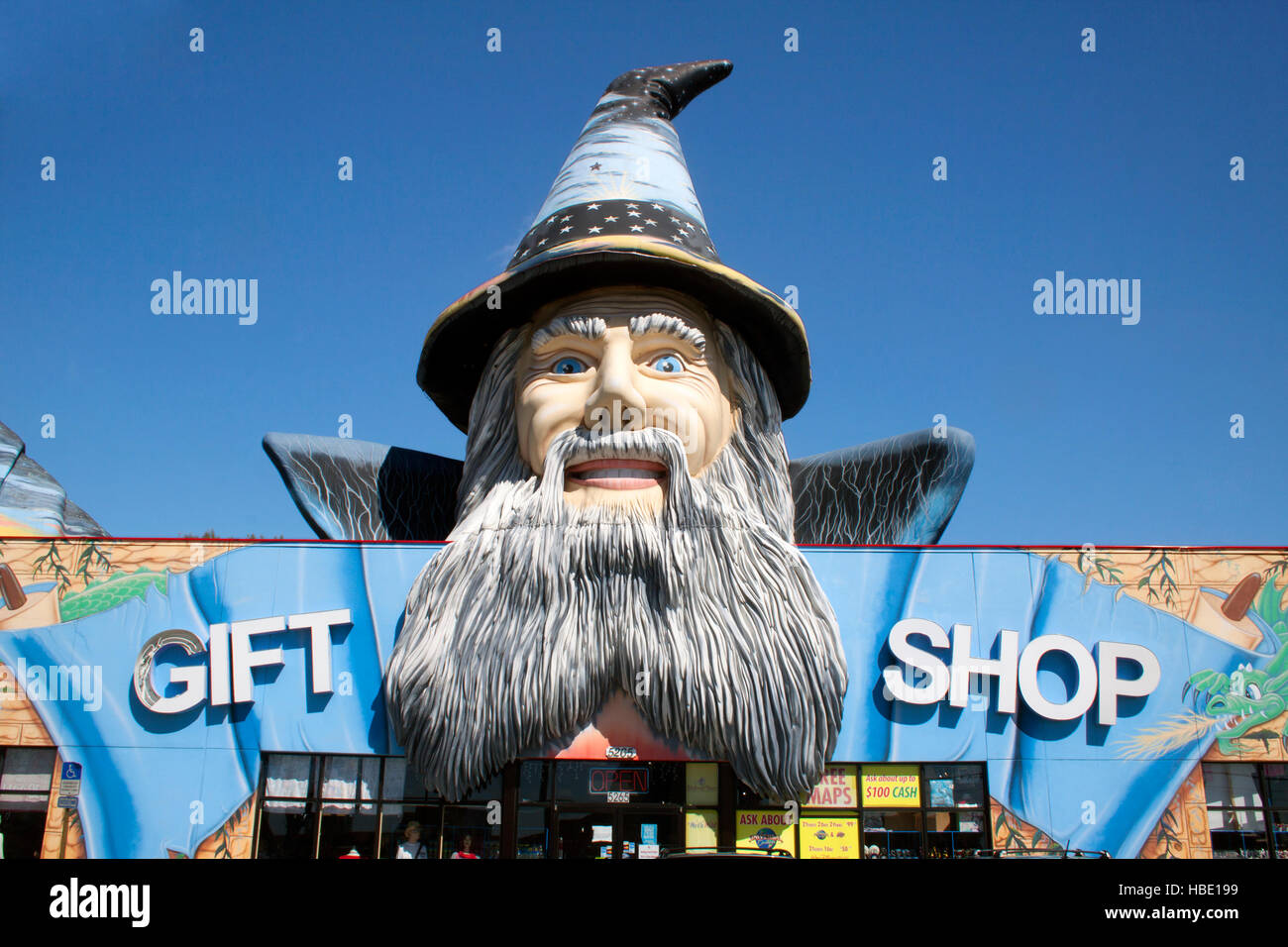 Wizard Gift Shop Florida High Resolution Stock Photography