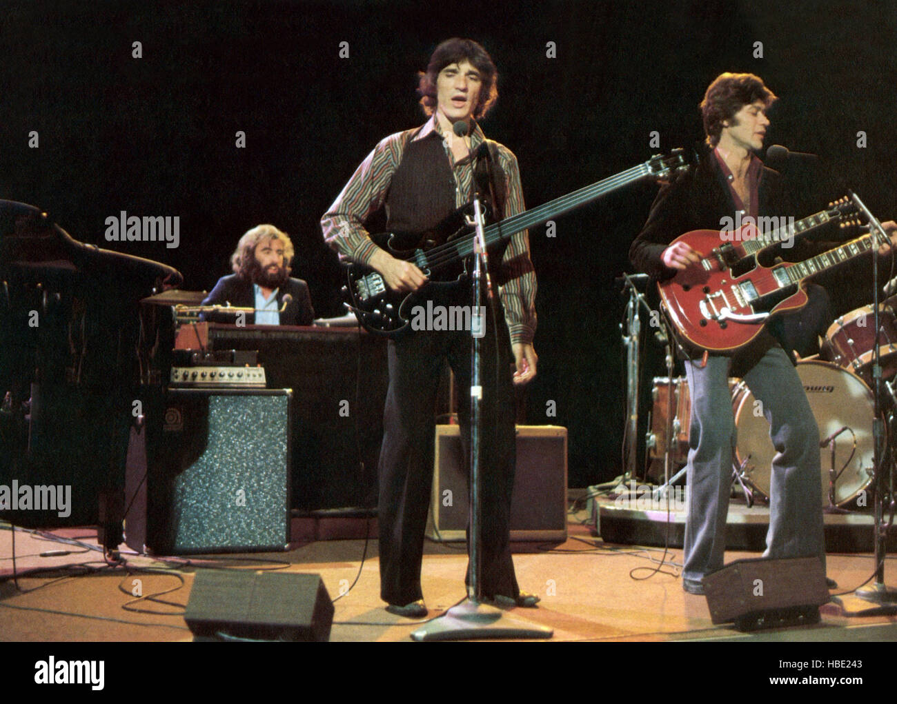 THE LAST WALTZ, from left Richard Manuel (back), Rick Danko, Robbie