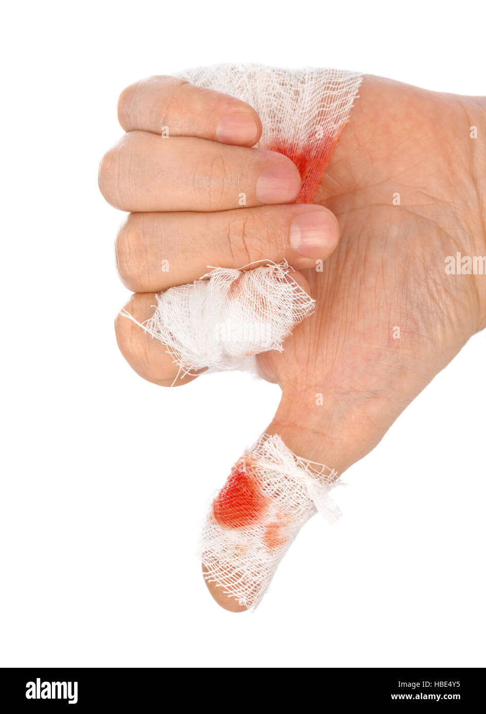 Bandaged thumb hires stock photography and images Alamy