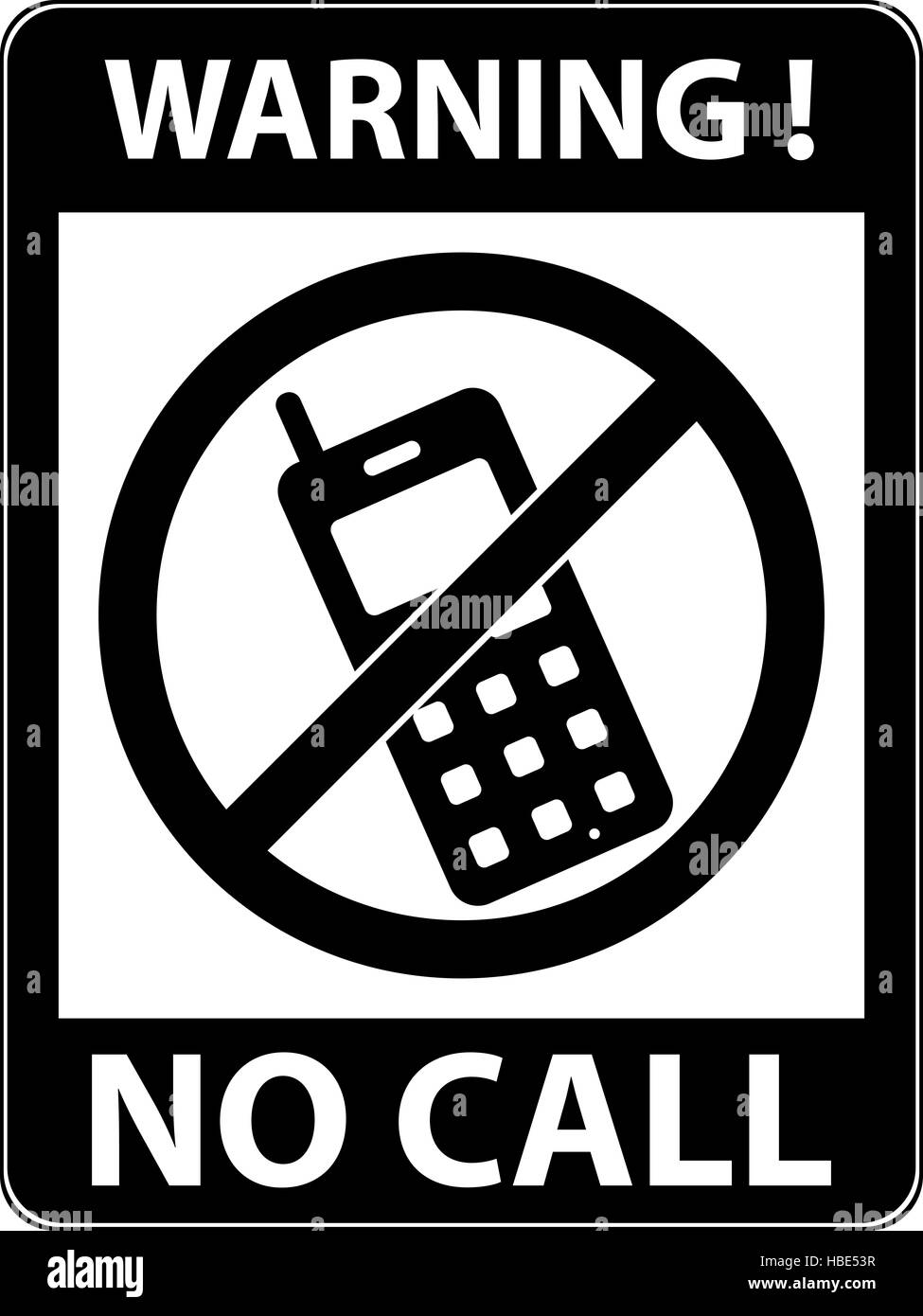 , Sign, No, Prohibited, Mobile, Cell, High Resolution Stock Photography and Images Alamy