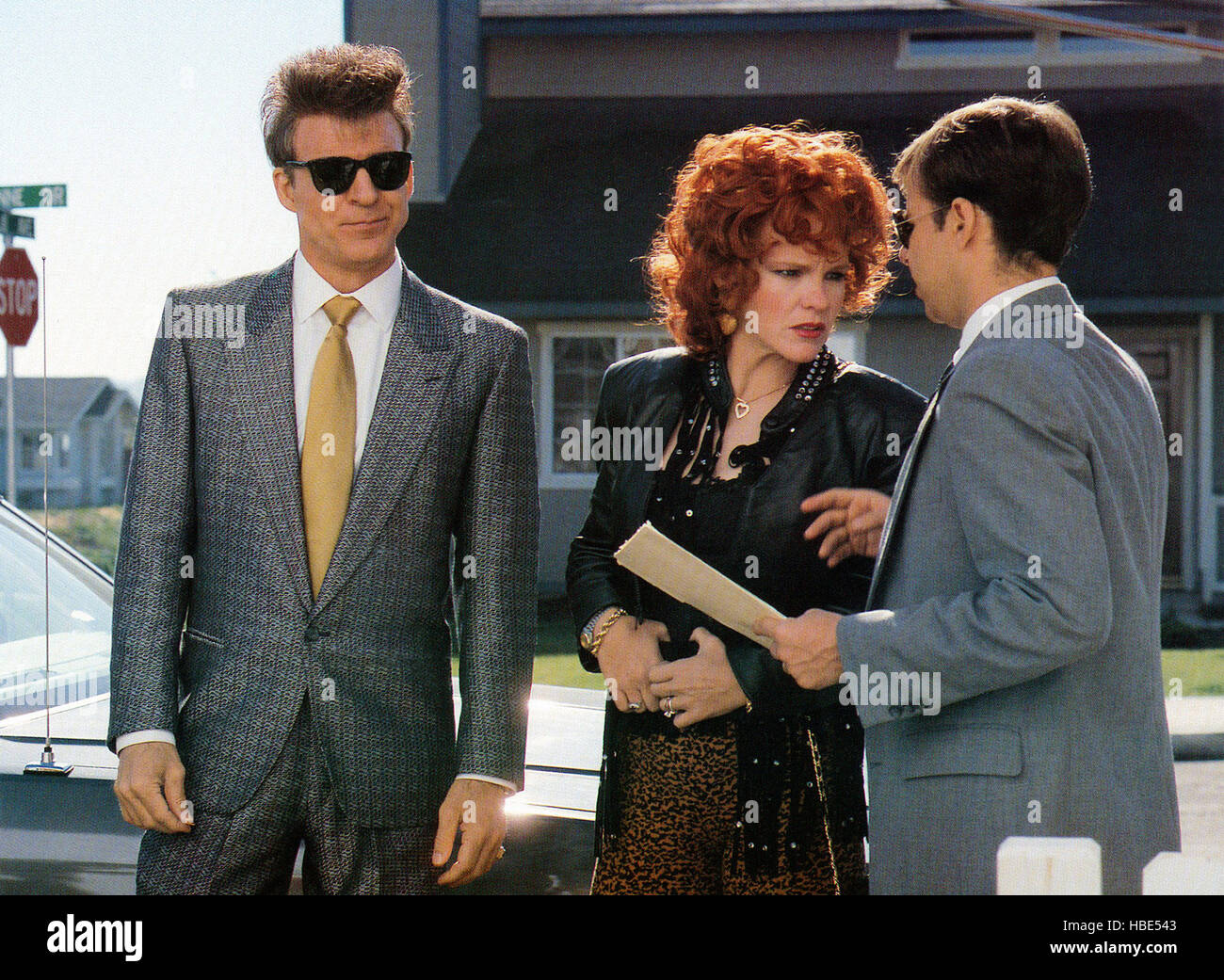MY BLUE HEAVEN, from left: Steve Martin, Deborah Rush, Rick Moranis ...