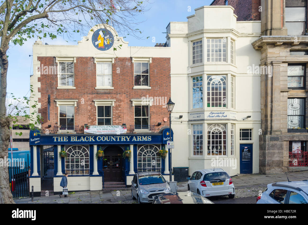 The Black Country Arms historic pub in Walsall town centre Stock Photo