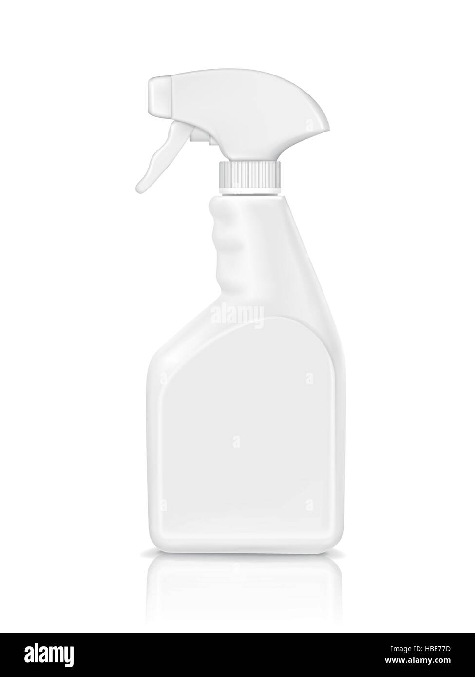 blank bottle spray detergent isolated on white background Stock Vector ...