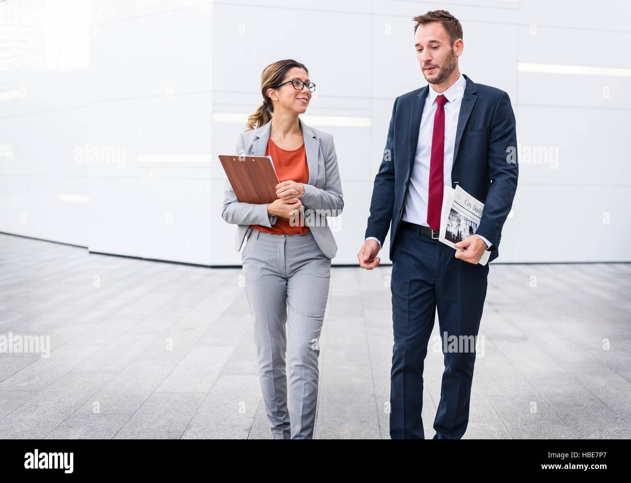 Business People Commuter Walking City Life Concept Stock Photo - Alamy