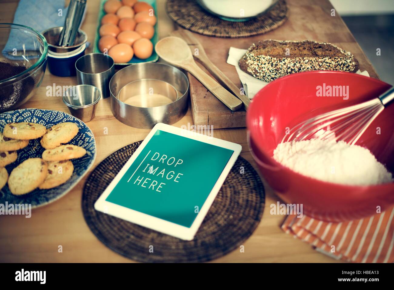 Bakery Baking Cook Eggs Pastry Ingredients Concept Stock Photo Alamy