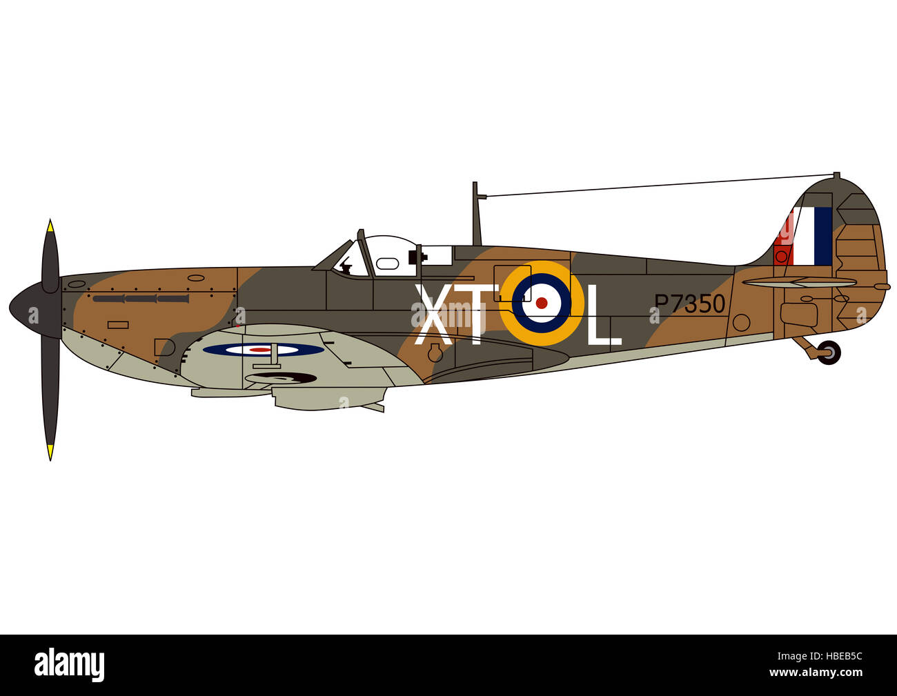 Supermarine Spitfire Mk.II Stock Photo
