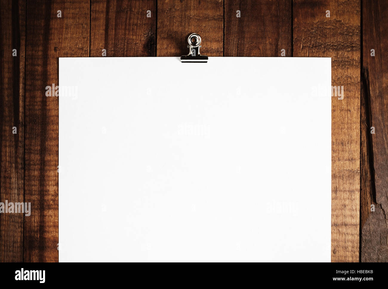 Blank paper poster Stock Photo Alamy