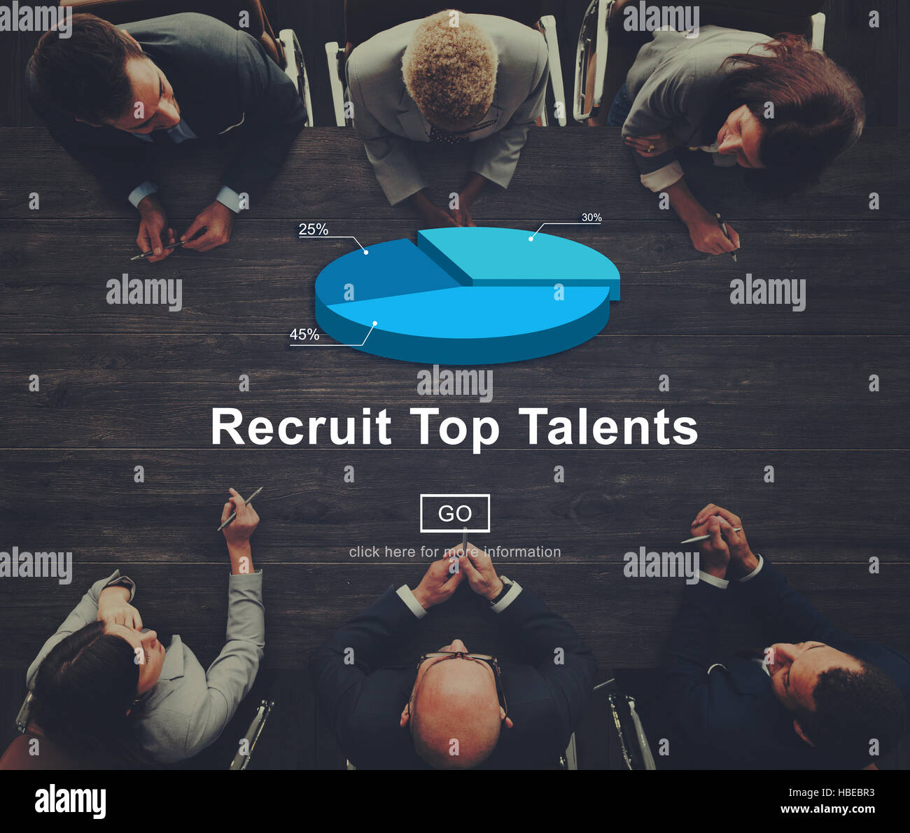 Recruitment RecruiteHiring Talanted Headhunting Career Concept Stock Photo