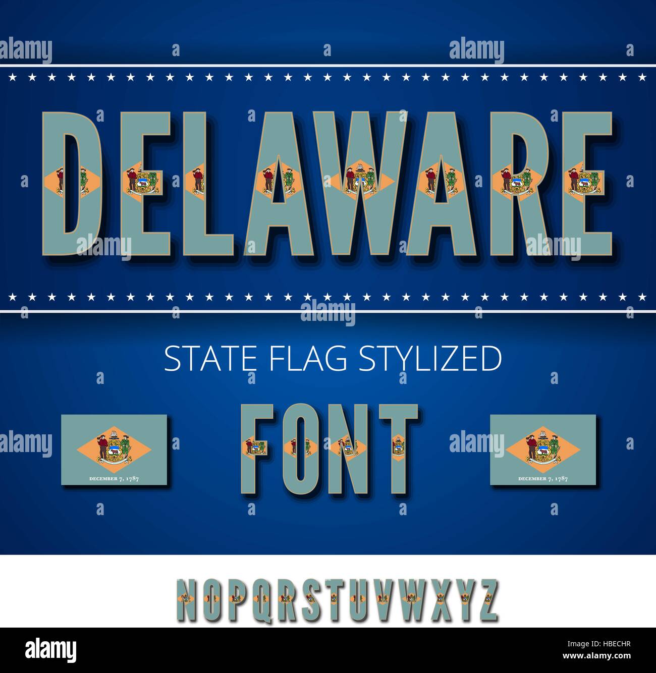 National Flag Font Stock Vector Image & Art Alamy