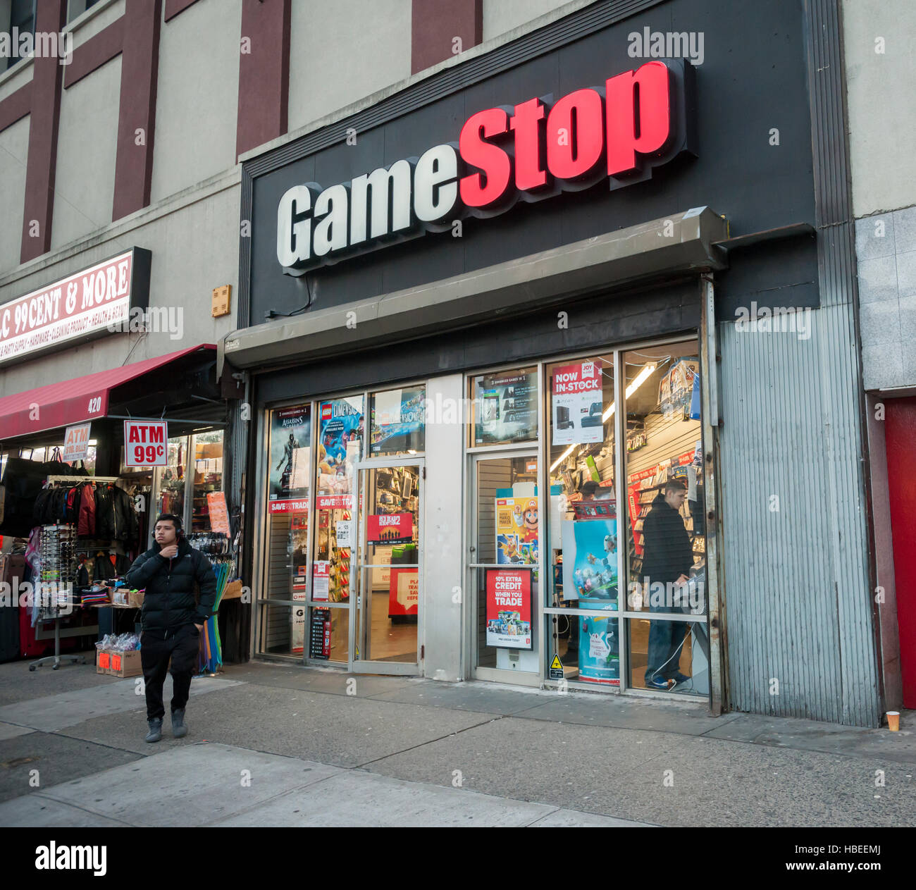 a gamestop in the the hub shopping district in the melrose neighborhood HBEEMJ