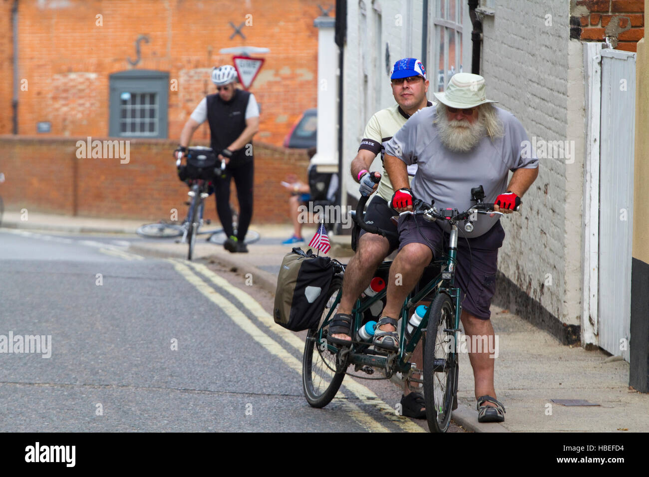 bicycle tandem Stock Photo 