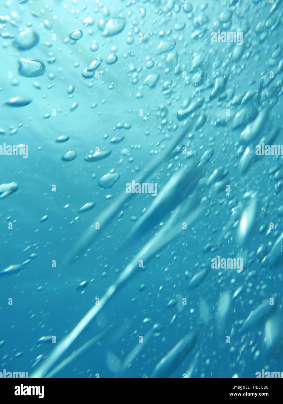 Oxygen bubbles rising surface water hires stock photography and images
