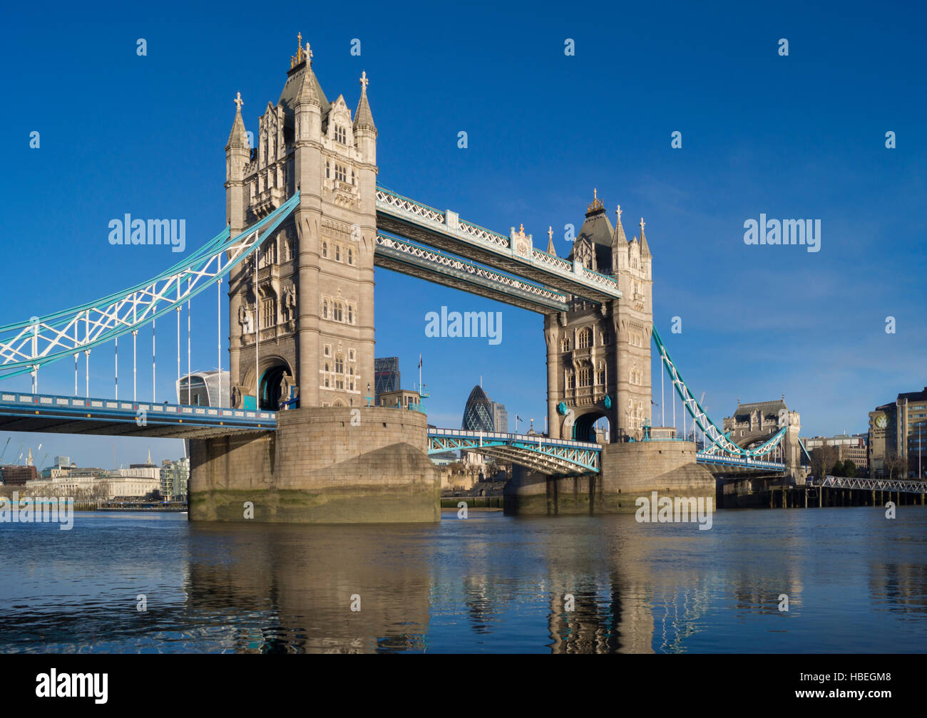 europe, UK, England, London, Tower Bridge Stock Photo