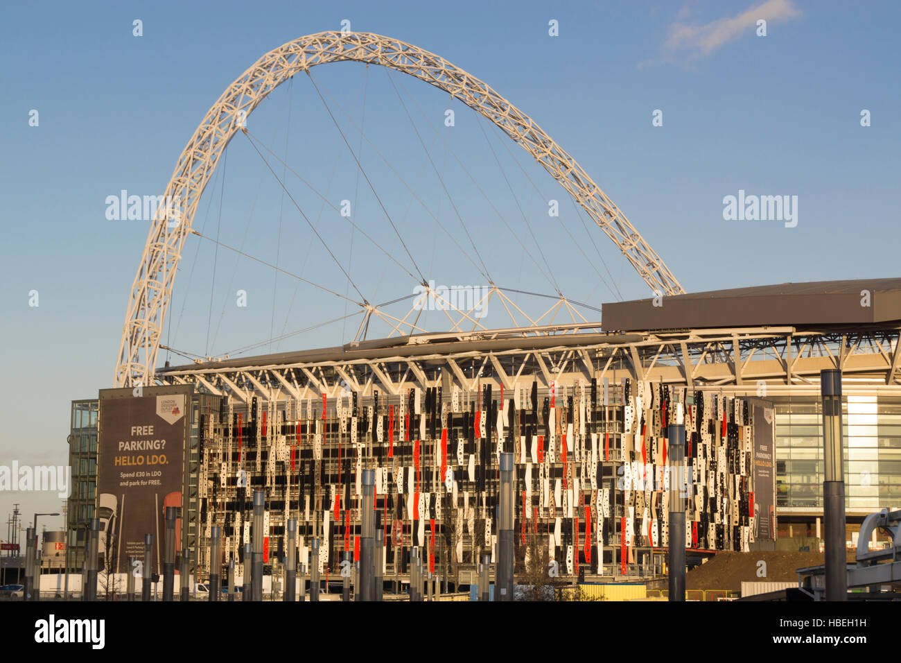europe, UK, England, London, Wembley Stadium arch Stock Photo