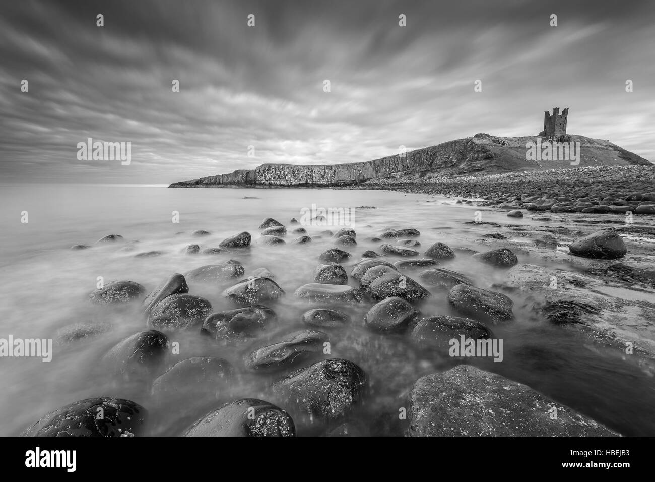 Long exposure beautiful nature Black and White Stock Photos Images