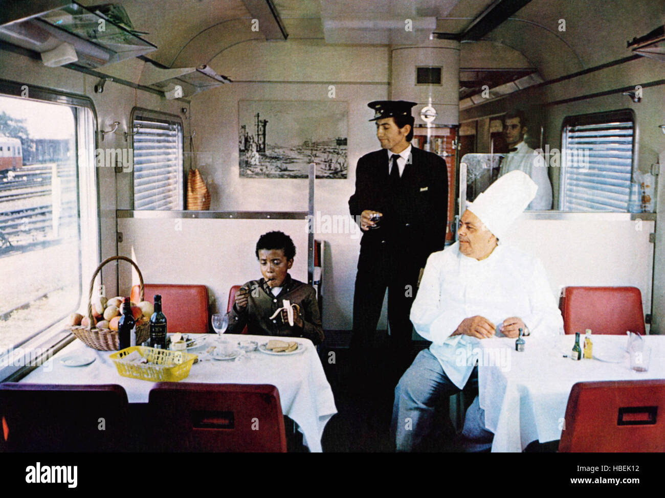 LE PETIT BOUGNAT, Claude Amazan (seated left), 1970 Stock Photo Alamy