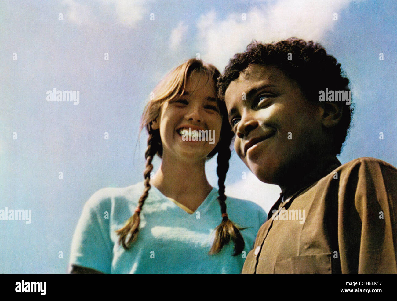 LE PETIT BOUGNAT, Isabelle Adjani (pigtails), Claude Amazan, 1970 Stock