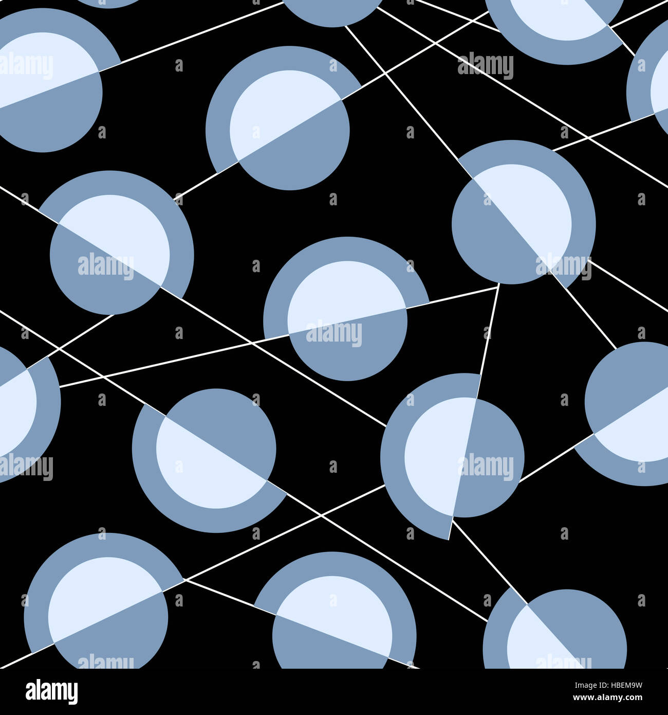 seamless pattern connected dots Stock Photo - Alamy