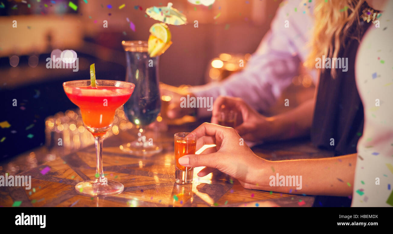 Girl standing bar in nightclub hi-res stock photography and images - Alamy
