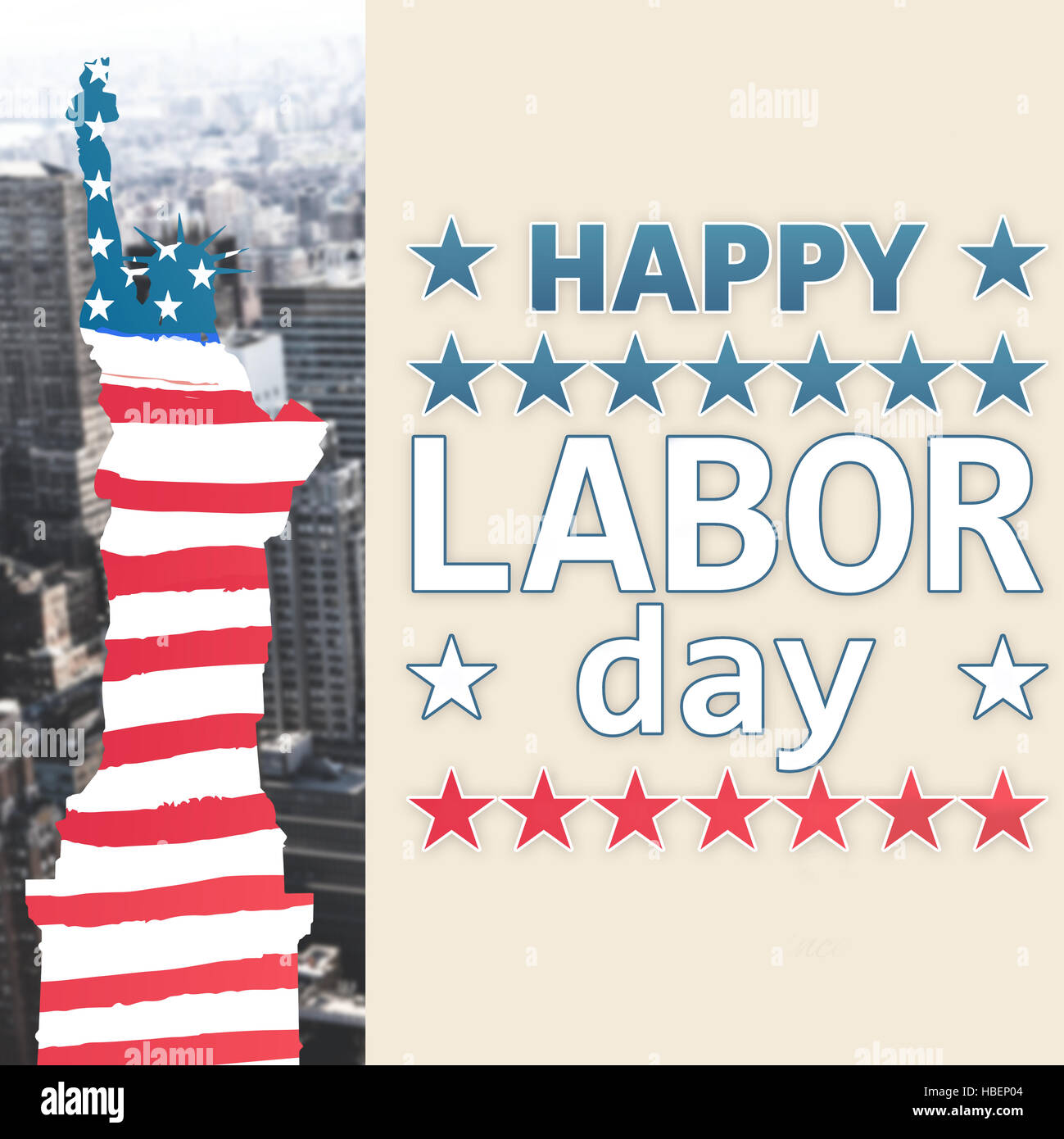 Labor Day Script Crowded western script text standing banner building exterior hi-res ...