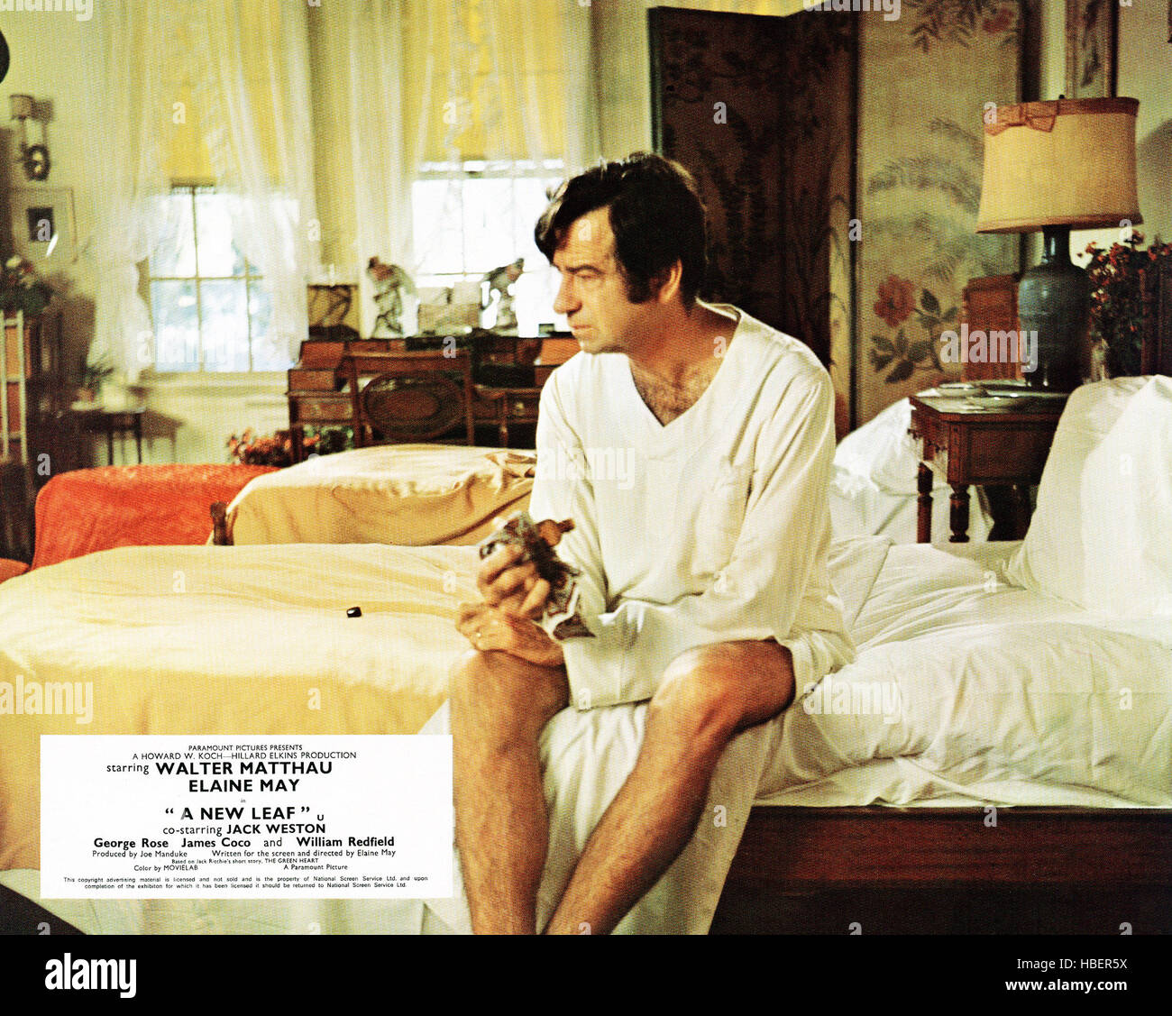 A NEW LEAF, Walter Matthau, 1971 Stock Photo Alamy