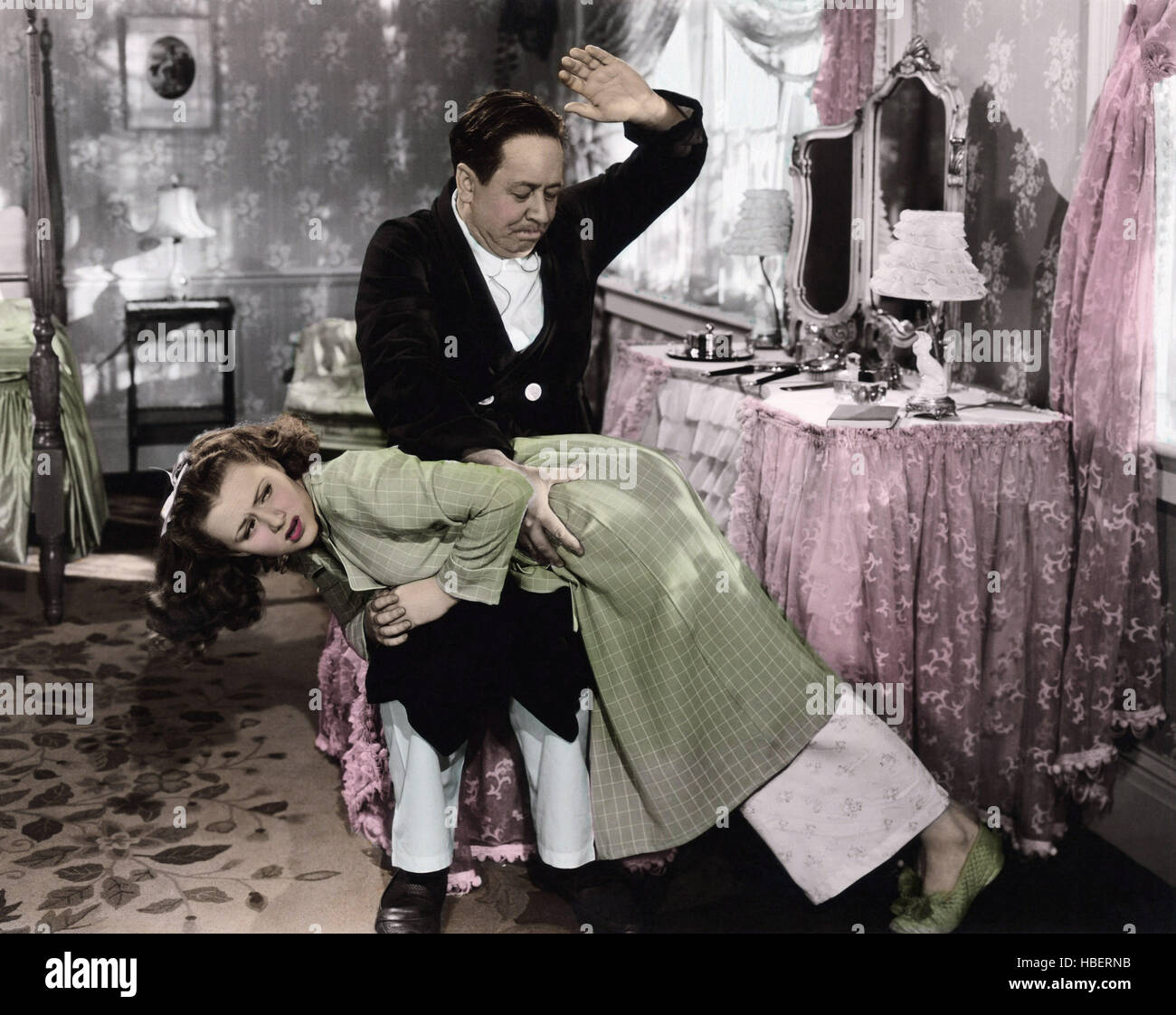 NICE GIRL?, Ann Gillis, being spanked by Robert Benchley, 1941 Stock Photo  - Alamy