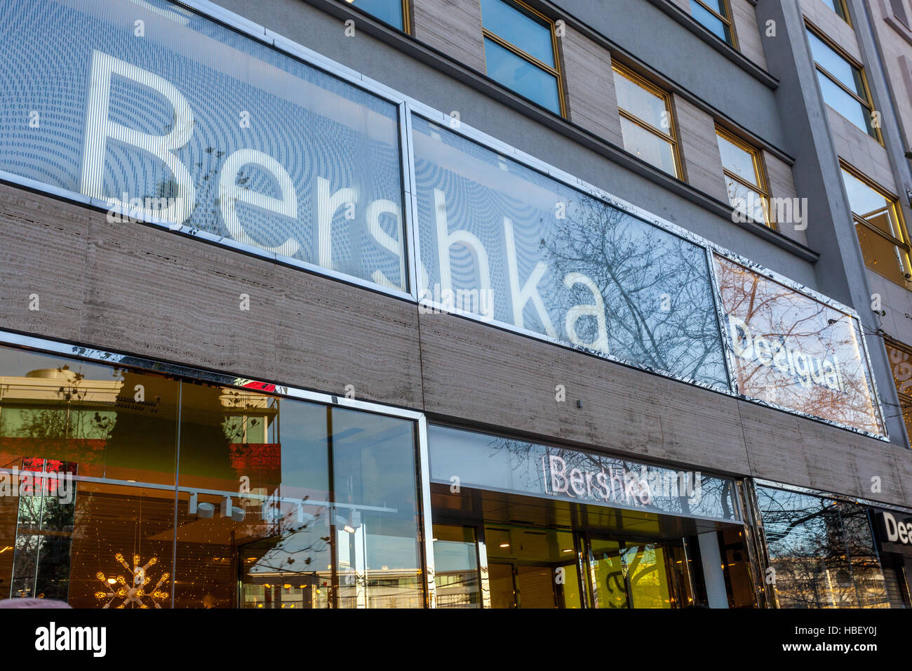 Bershka fashion shop, Kurfurstendamm, Berlin Stock Photo
