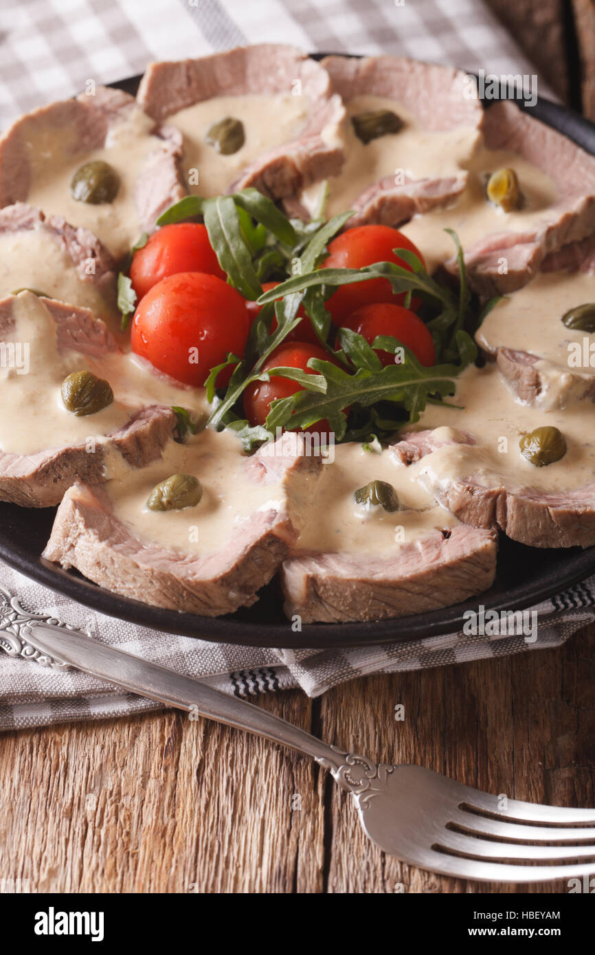 Vitello tonnato veal tuna sauce hires stock photography and images Alamy