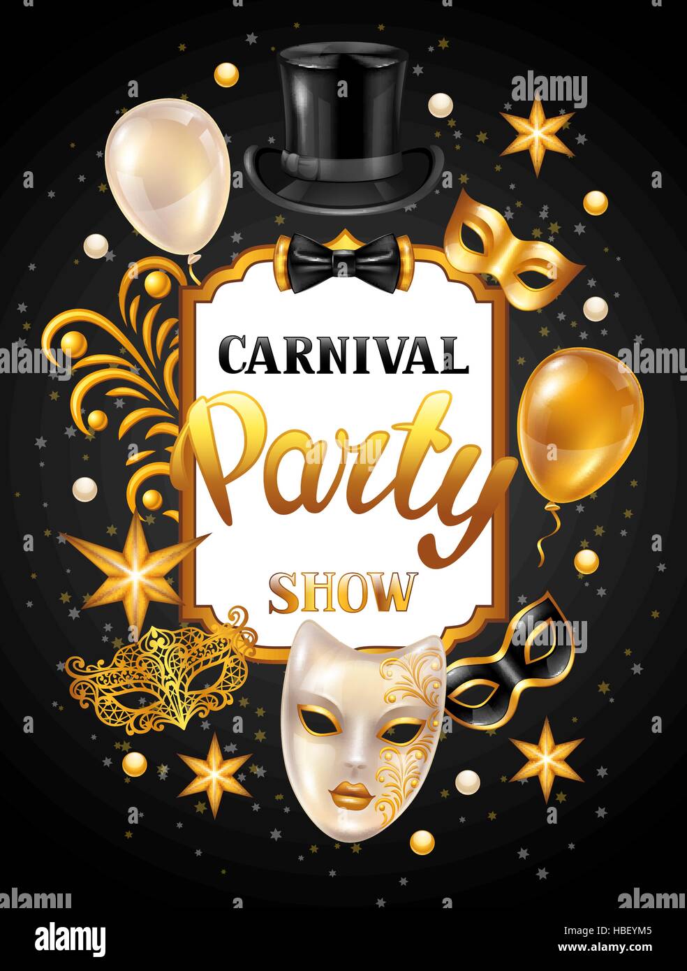 Mardi gras decorations Stock Vector Images Alamy