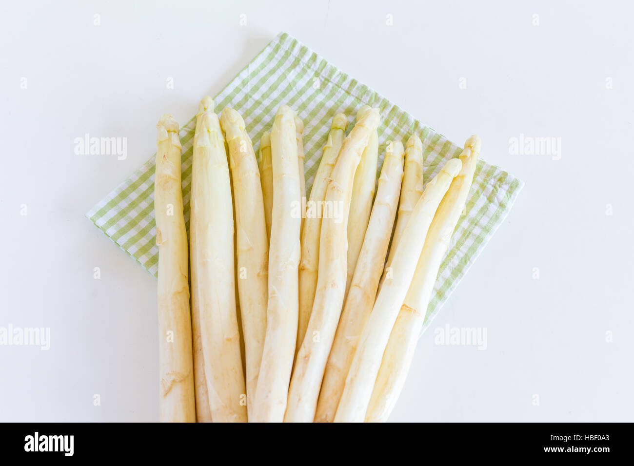 Fresh on the table - asparagus from Bavaria Stock Photo