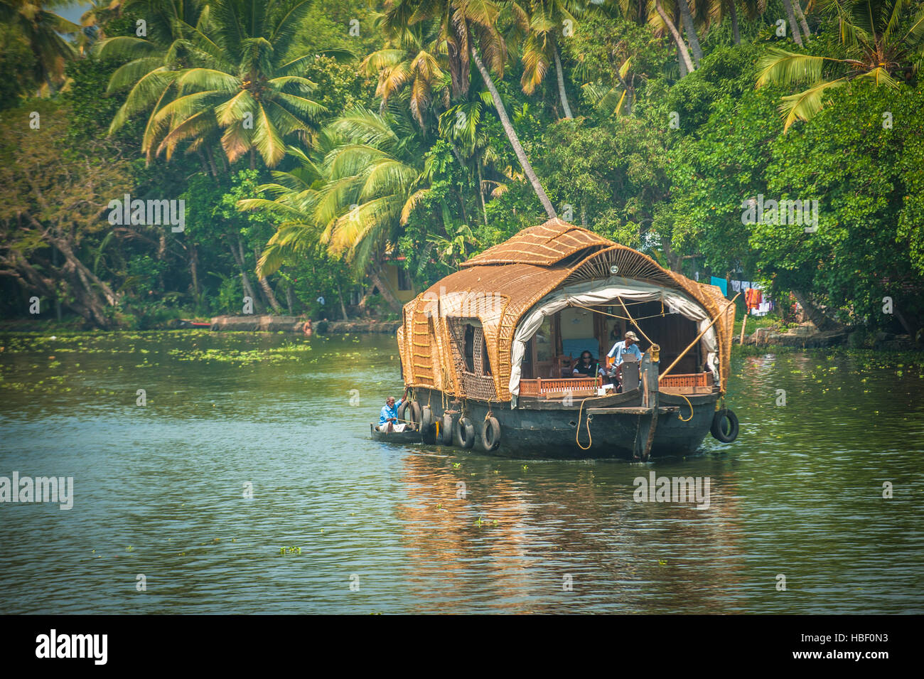 Backwaters of Kerala, India Stock Photo