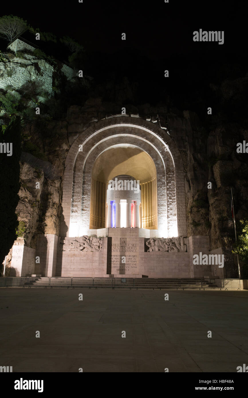 Monument Aux Morts Nice Stock Photo - Alamy