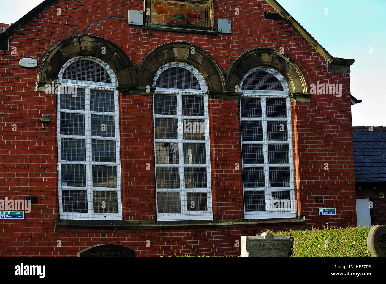 Building facade showing signs of Settlement Stock Photo Alamy