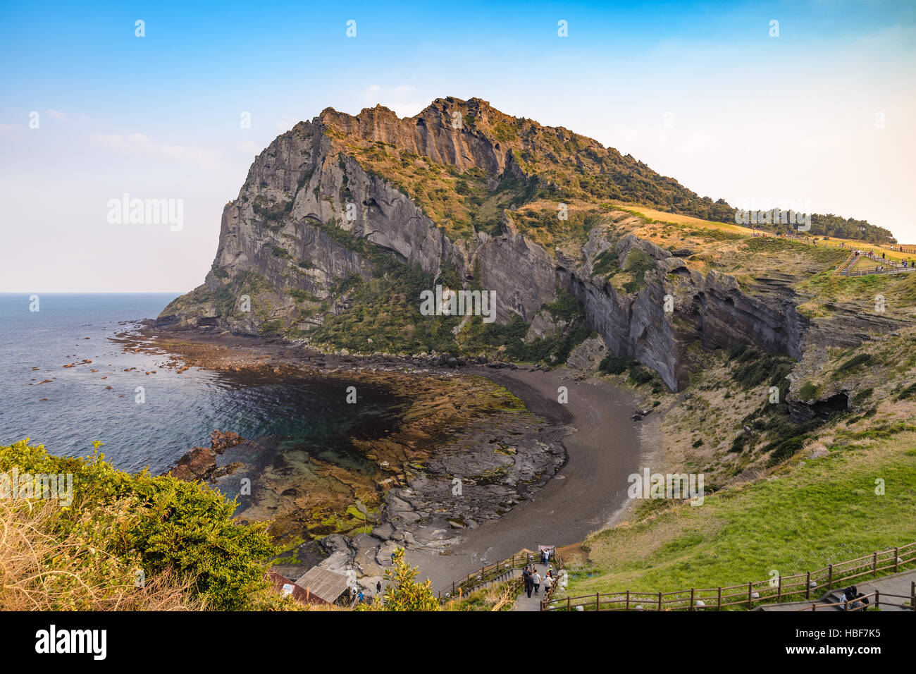 seongsan-ilchulbong-jeju-south-korea-stock-photo-alamy
