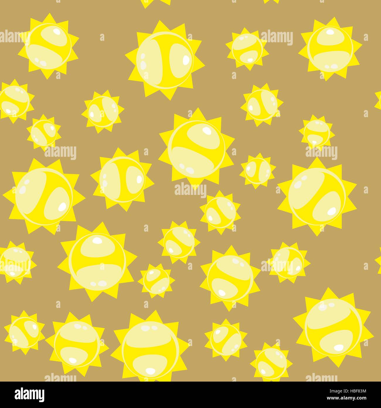 Cartoon Sun Pattern Cartoon sun seamless pattern 628 Stock Photo - Alamy