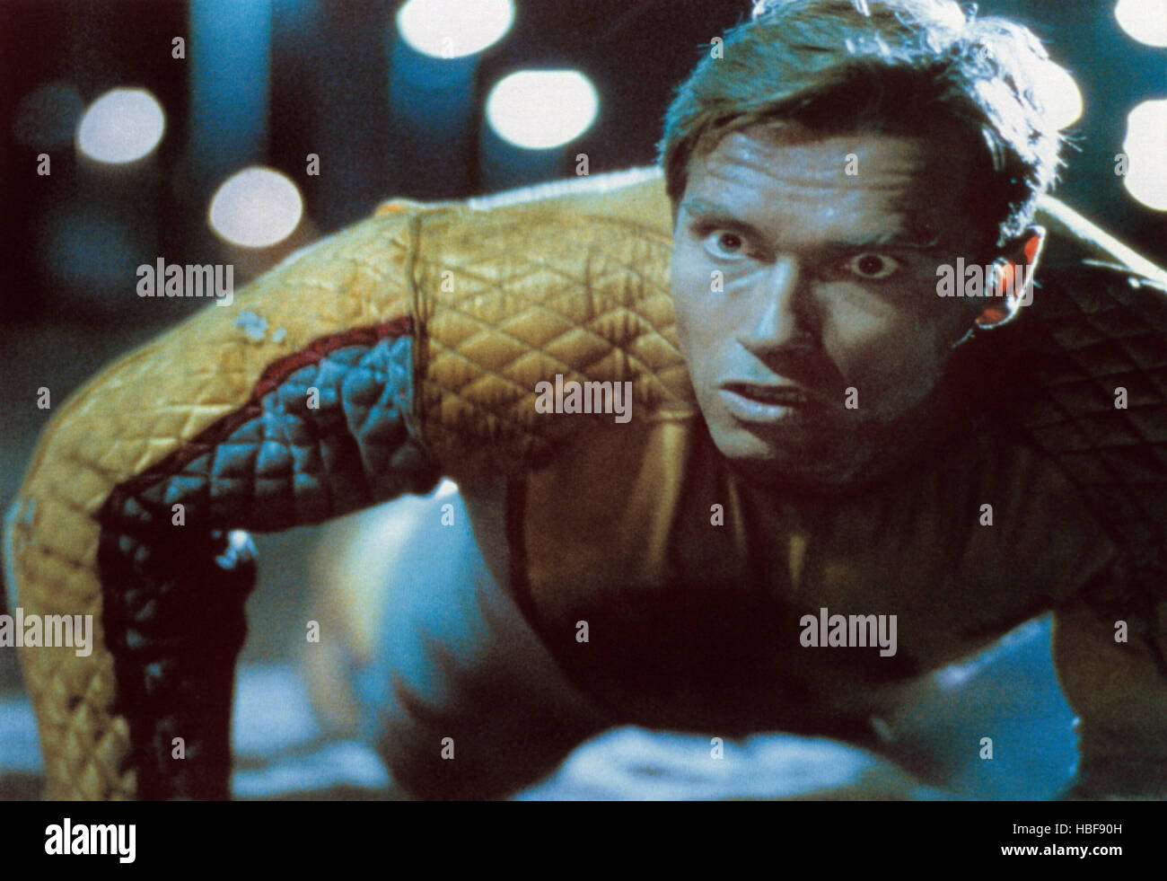 THE RUNNING MAN, Arnold Schwarzenegger, 1987, © TriStar/courtesy