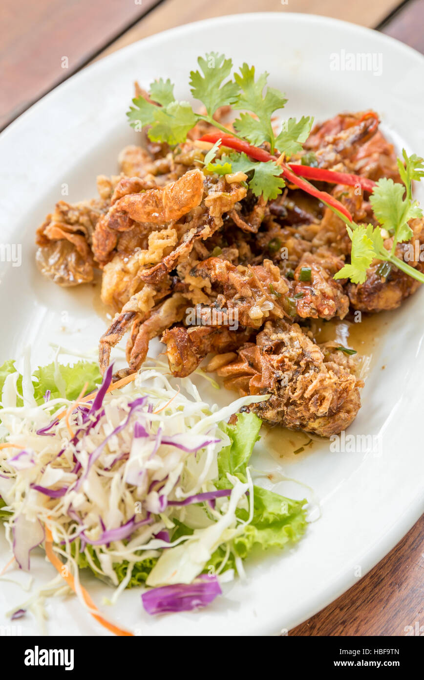 deep fried soft shell crab Stock Photo Alamy