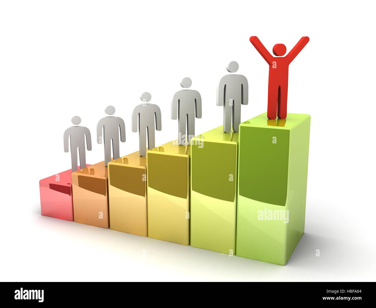 Market graph Cut Out Stock Images & Pictures - Alamy