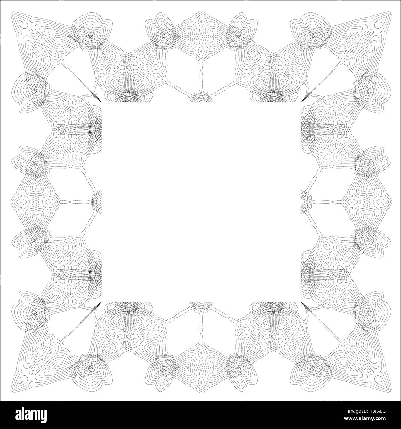 Retro Square Computer Frame Vintage Retro Square Frame Stock Photo - Alamy