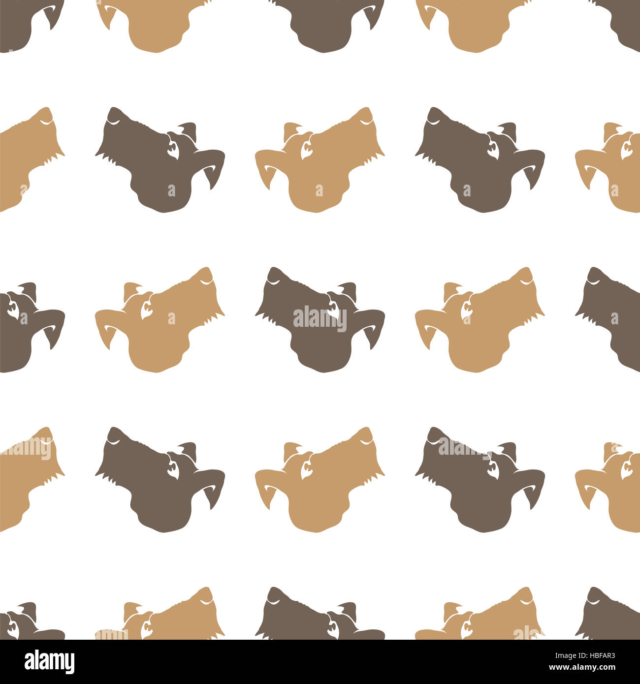 Dog Seamless Animal Pattern Stock Photo - Alamy