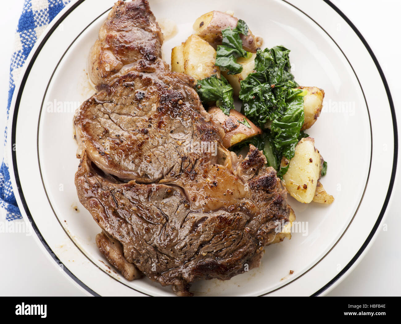 Rib Eye steak Stock Photo Alamy