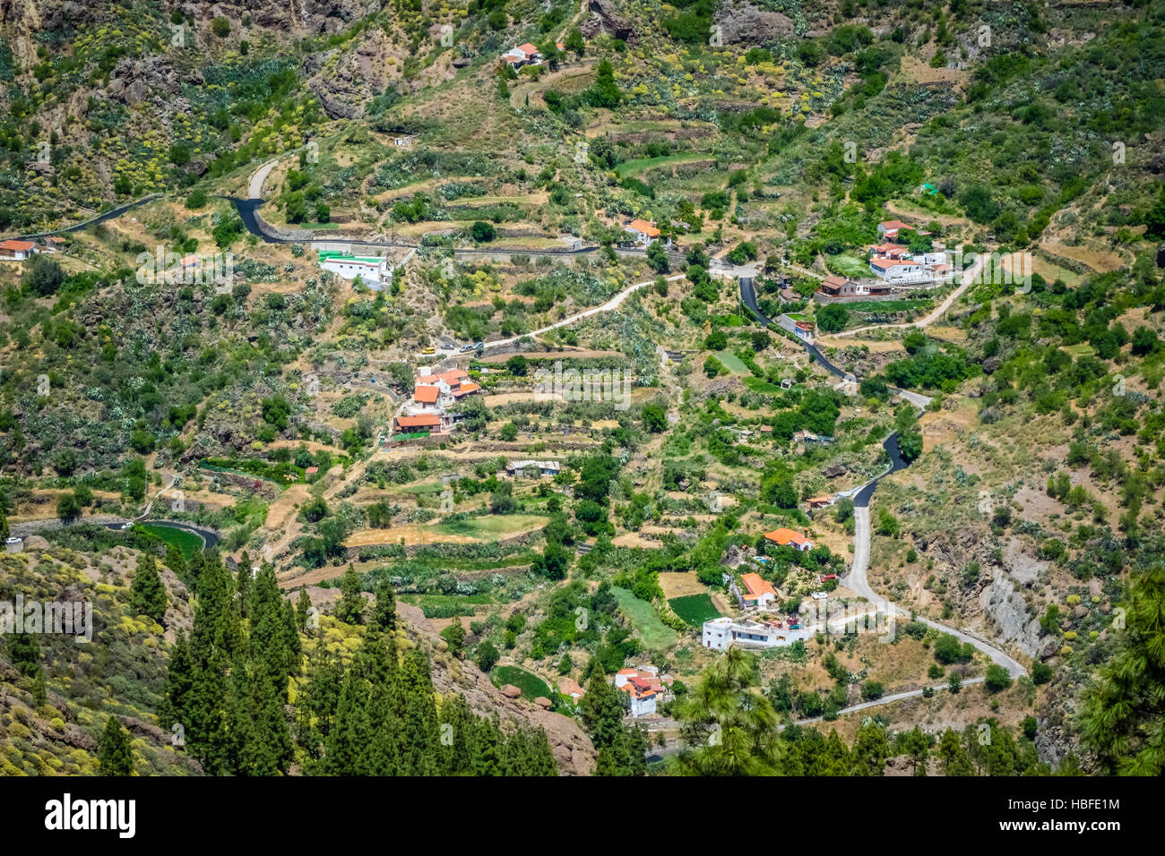 Hillside villages hires stock photography and images Alamy